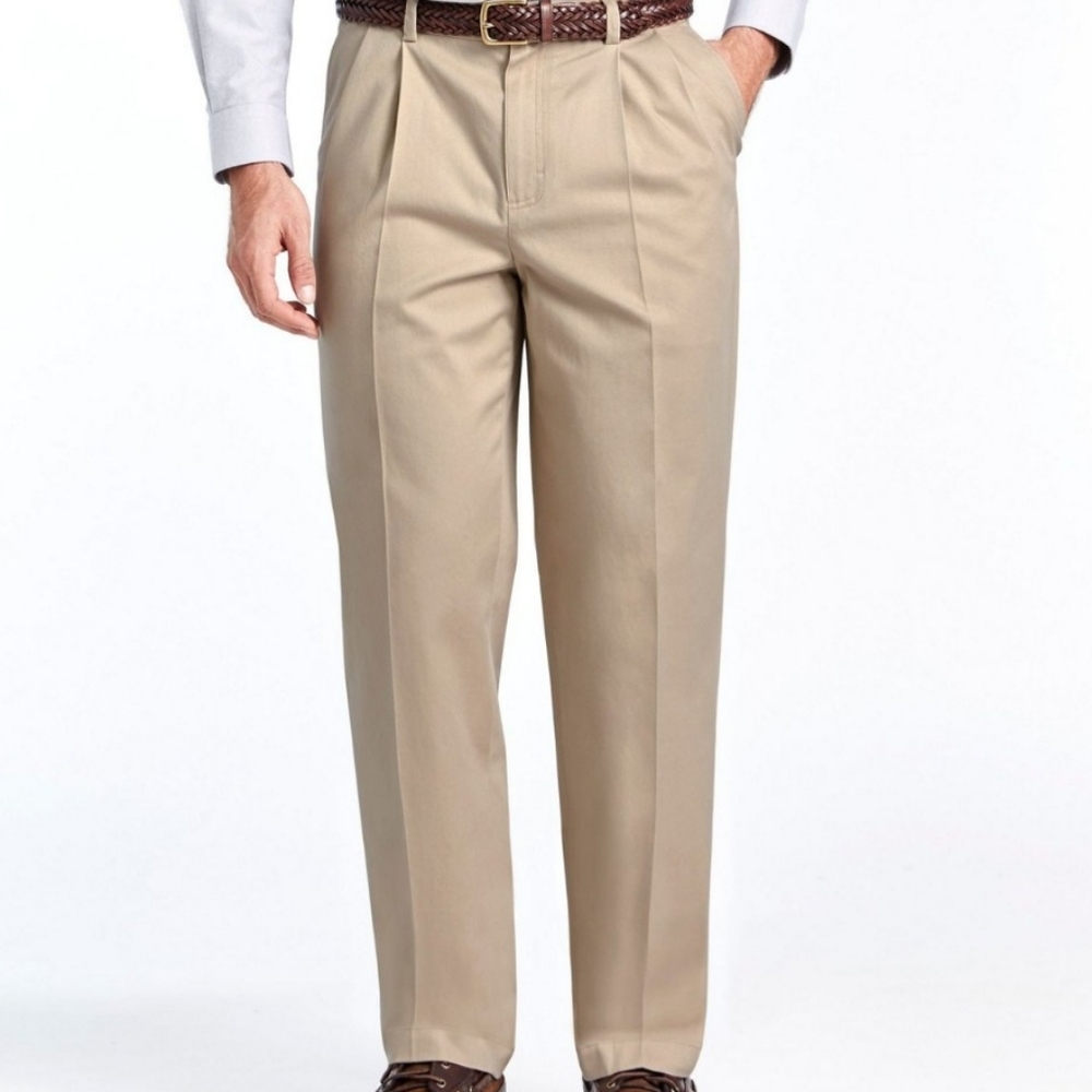NWT L.L.Bean Men's Wrinkle-Free Dress Chinos